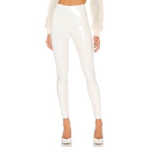 Commando Women's White High-Waisted Patent leather Pants